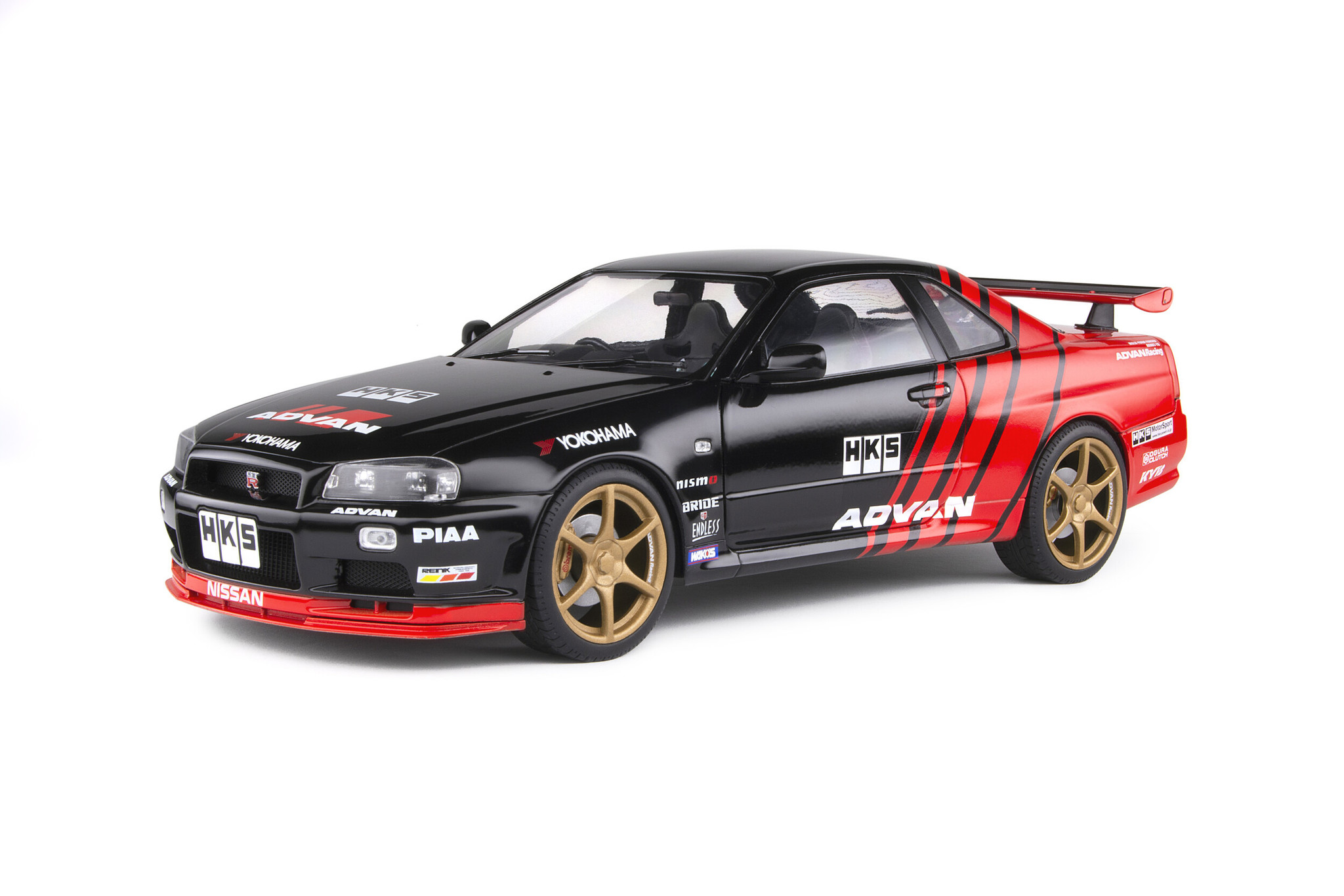 1:18 Nissan Skyline R34 GT-R Advan Drift Solido