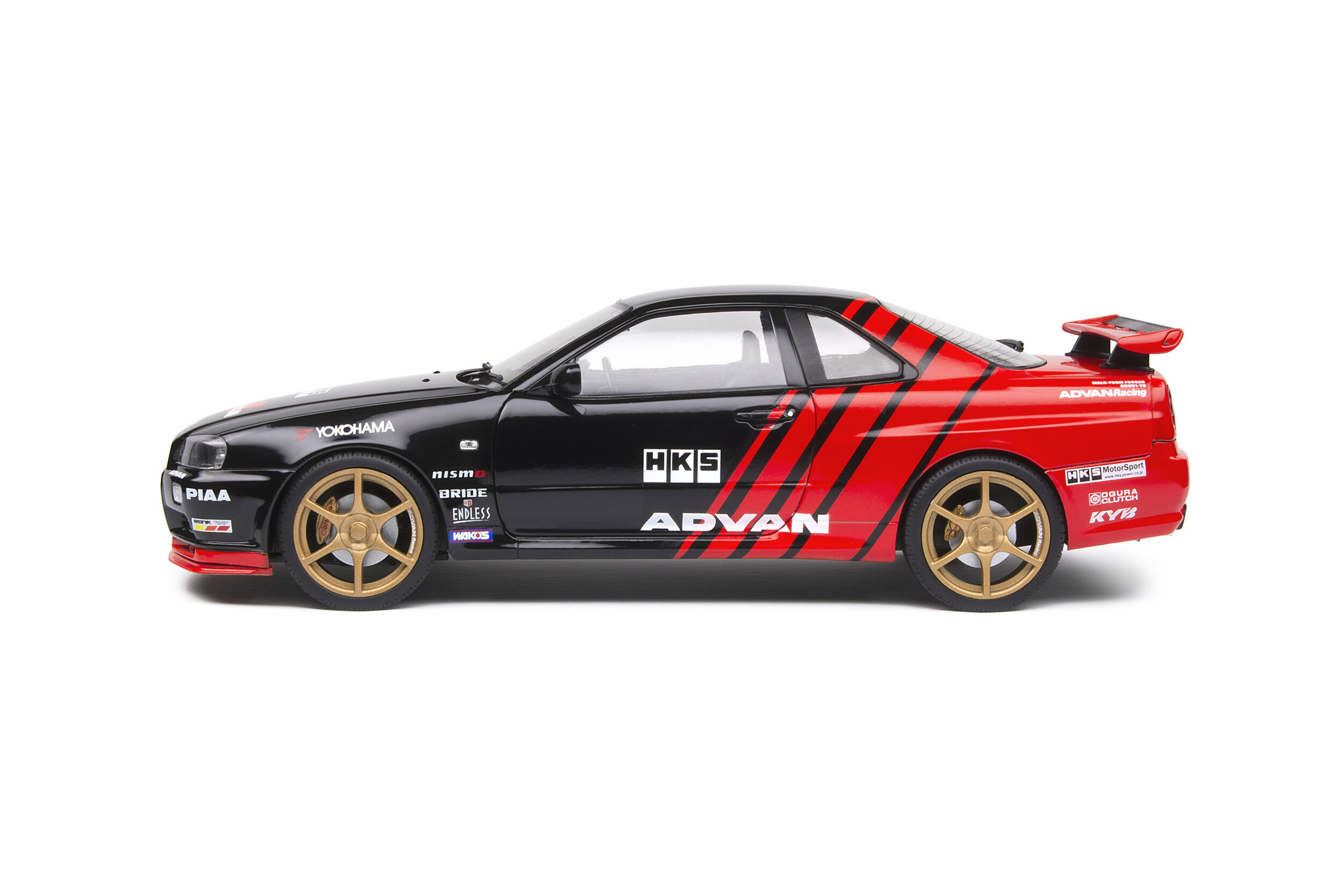 1:18 Nissan Skyline R34 GT-R Advan Drift Solido