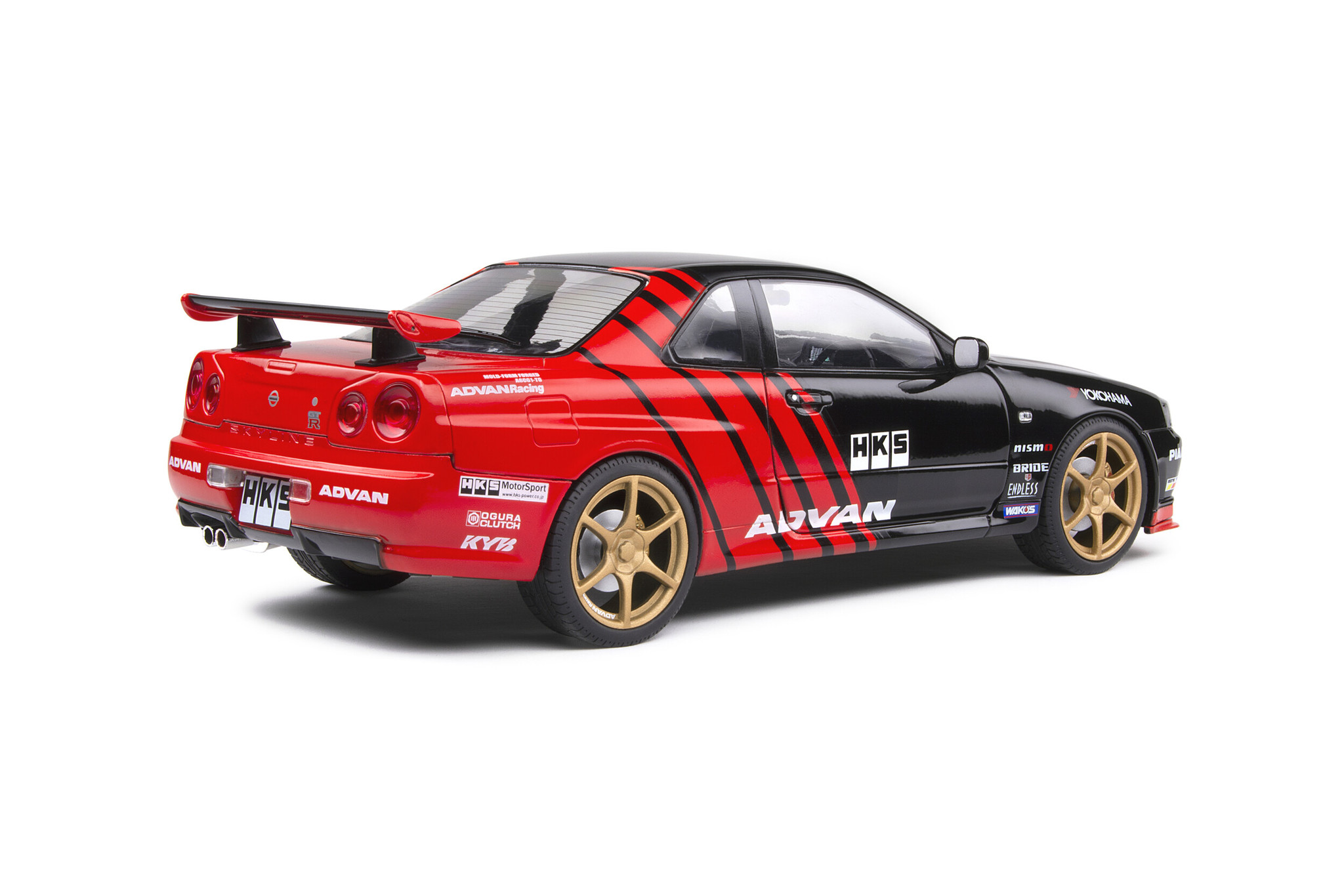 1:18 Nissan Skyline R34 GT-R Advan Drift Solido