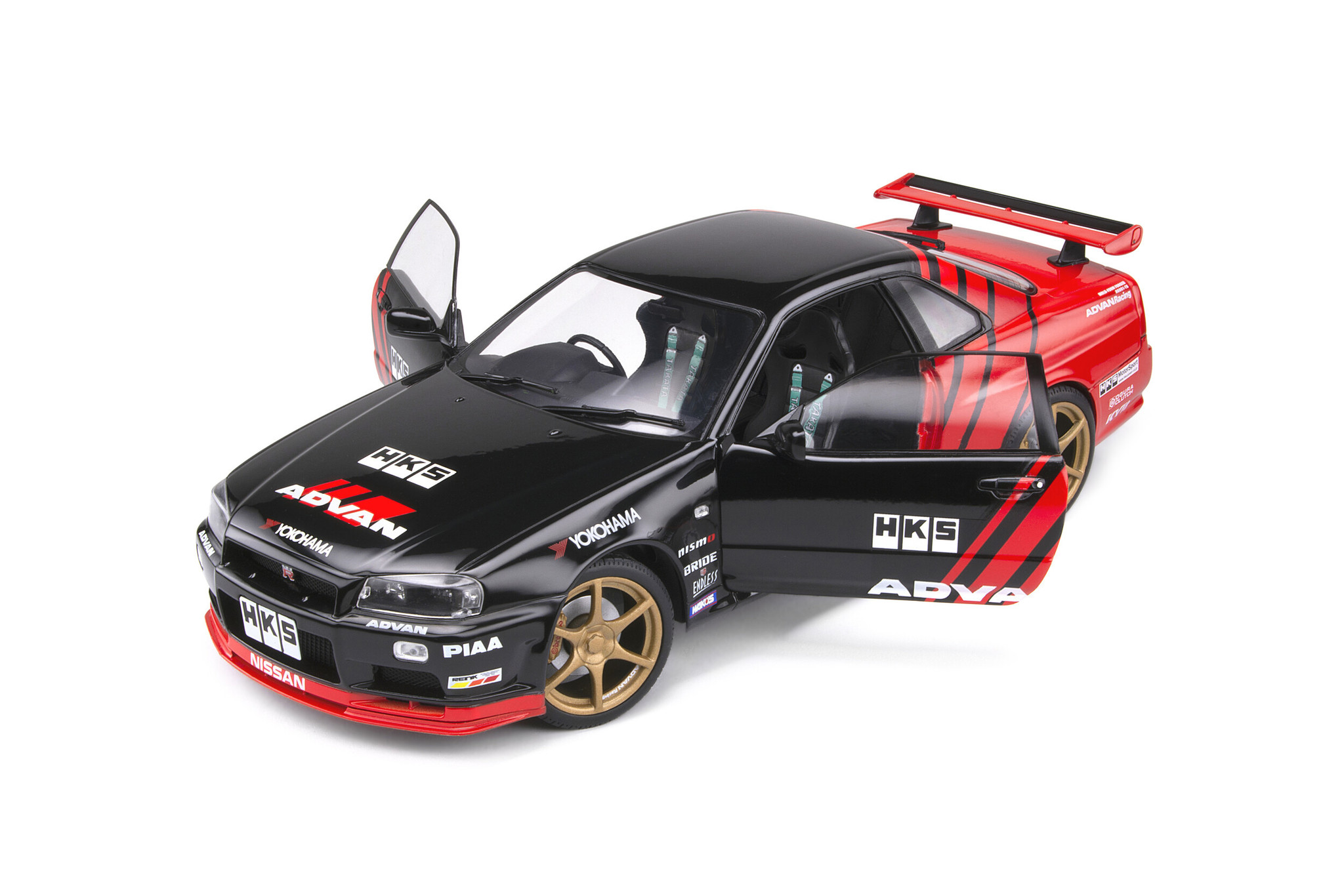 1:18 Nissan Skyline R34 GT-R Advan Drift Solido