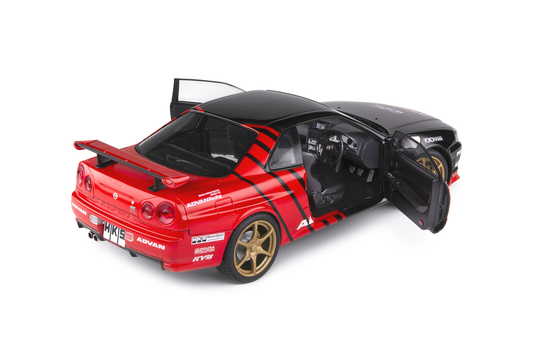 1:18 Nissan Skyline R34 GT-R Advan Drift Solido