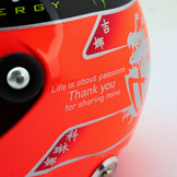 1:2 Michael Schumacher Final Helmet GP Formula 1 2012 Schuberth