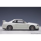 1:18 Nissan Skyline GT-R (R34) V-Spec II White Autoart