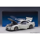 1:18 Nissan Skyline GT-R (R34) V-Spec II White Autoart