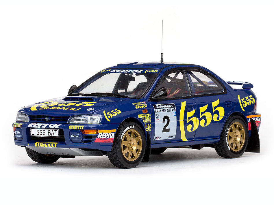 1:18 Subaru Impreza 555 #2 C.McRae / D.Ringer Winner Rally of New Zealand 1994 Sunstar