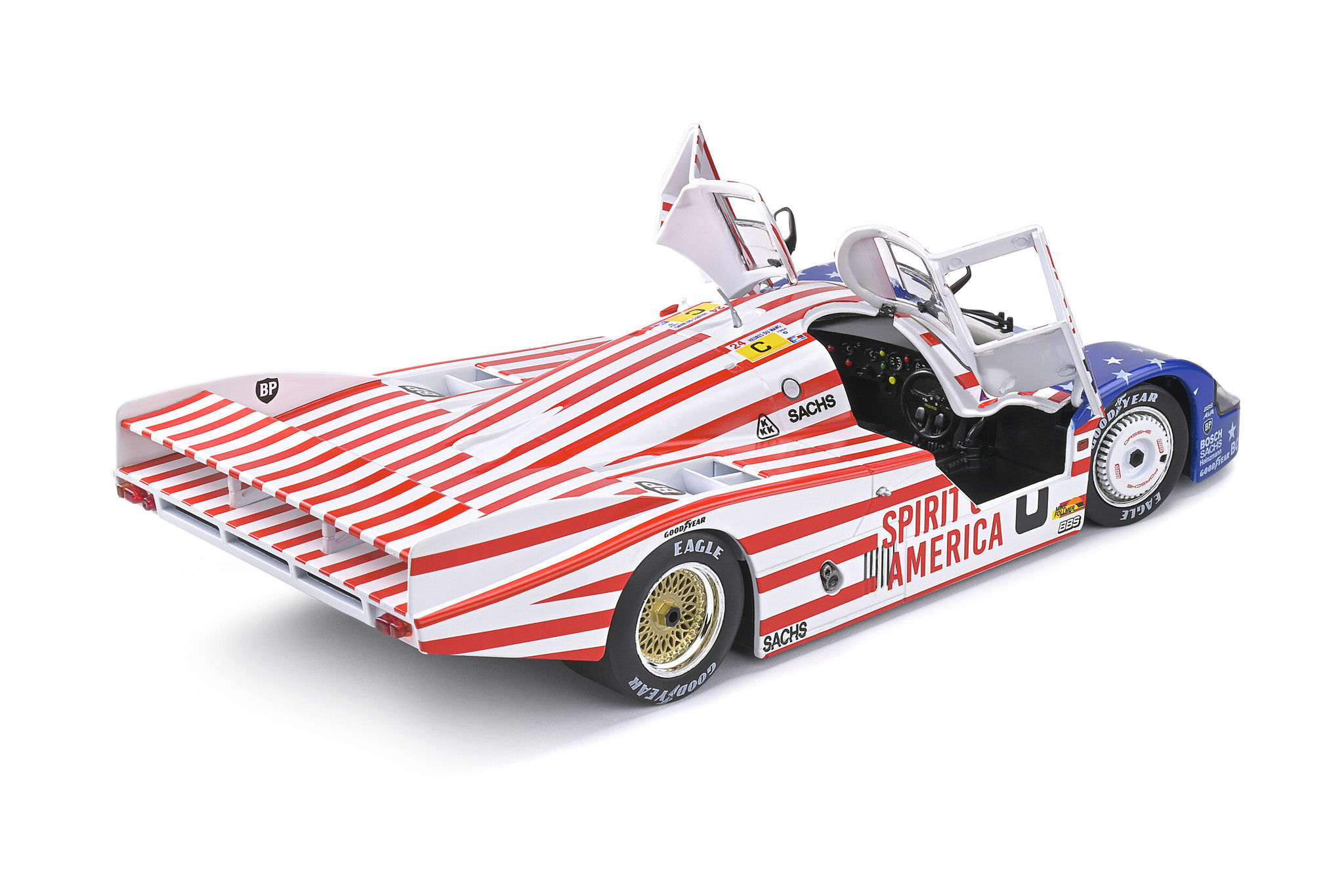 1:18 Porsche 956LH #8 Follmer / Morton / Miller 24H Le Mans 1986 Solido