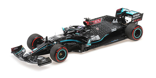1:18 Mercedes-AMG Petronas F1 Team W11 Eq Performance - #44 Lewis Hamilton Winner Tuscany 2020 Minichamps