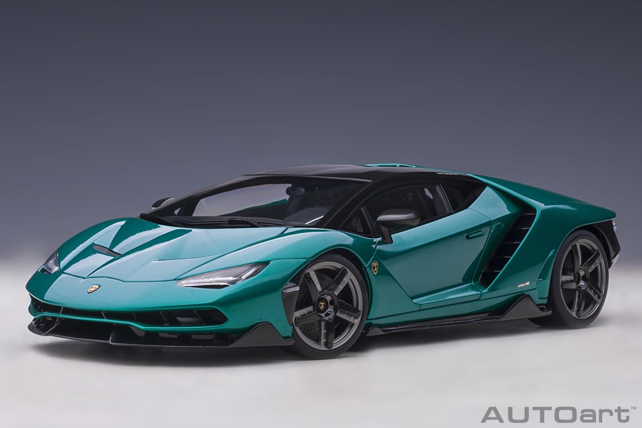 1:18 Lamborghini Centenario Verde Artemis AutoArt