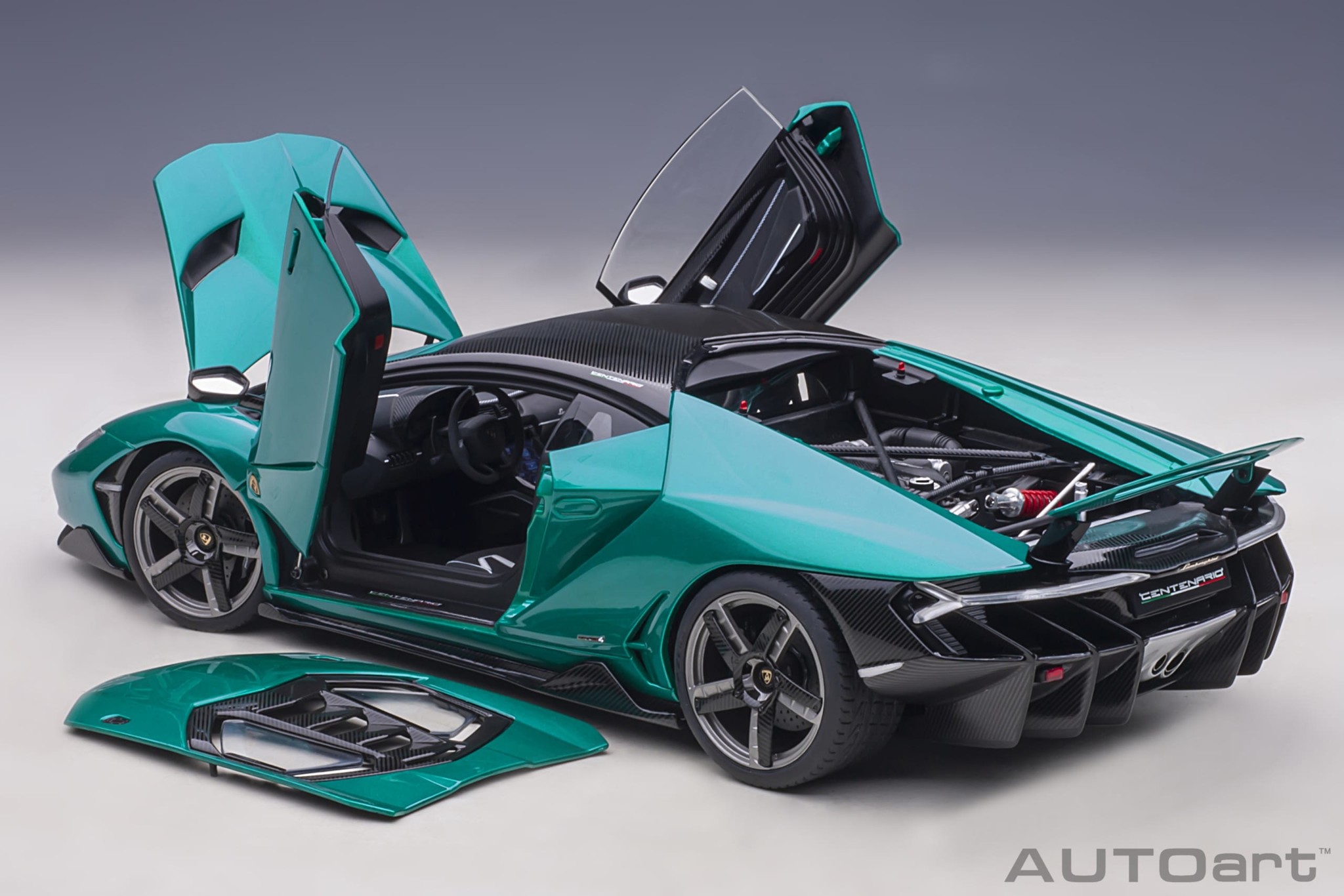 1:18 Lamborghini Centenario Verde Artemis AutoArt