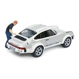 1:18 Porsche 911 Röhrl x911 met figuur Schuco