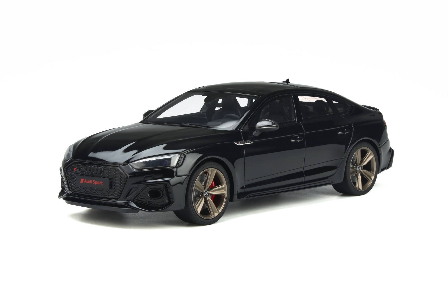 1:18 Audi RS5 B9 Sportback Black 2020 GT Spirit