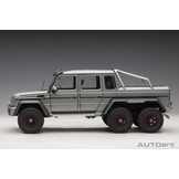 1:18 Mercedes-Benz G63 AMG 6x6 Designo Platinum Magno AutoArt