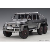 1:18 Mercedes-Benz G63 AMG 6x6 Designo Platinum Magno AutoArt