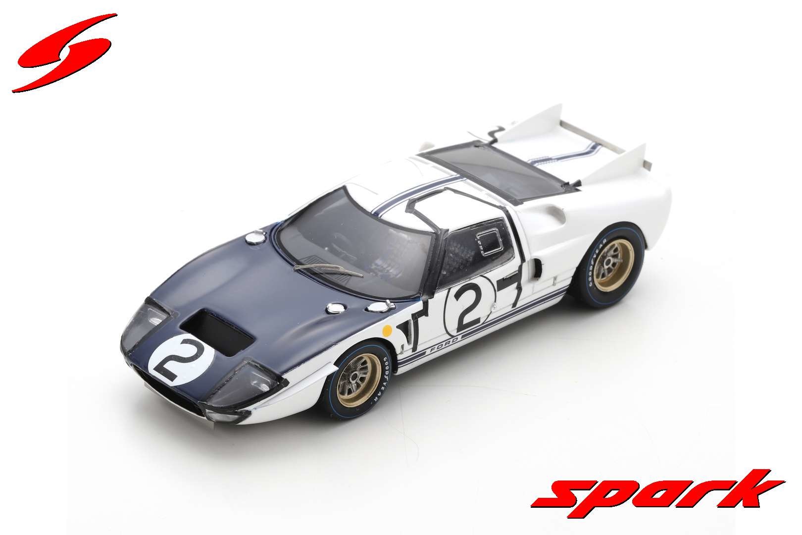 1:43 Ford GT40 #2 24H Le Mans 1965 Spark
