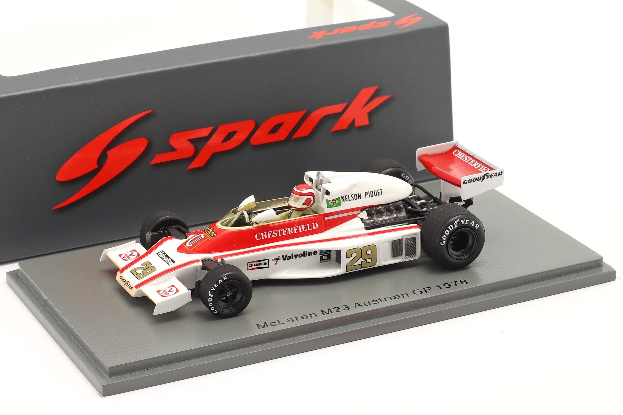 1:43 McLaren M23 #29 Nelson Piquet Austrian GP 1978 Spark