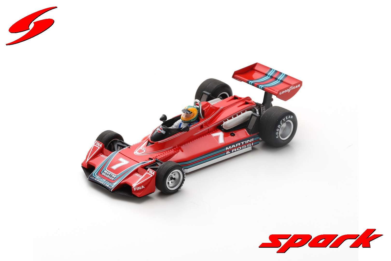 1:43 Brabham BT45 #7 Larry Perkins Canadian GP 1976 Spark