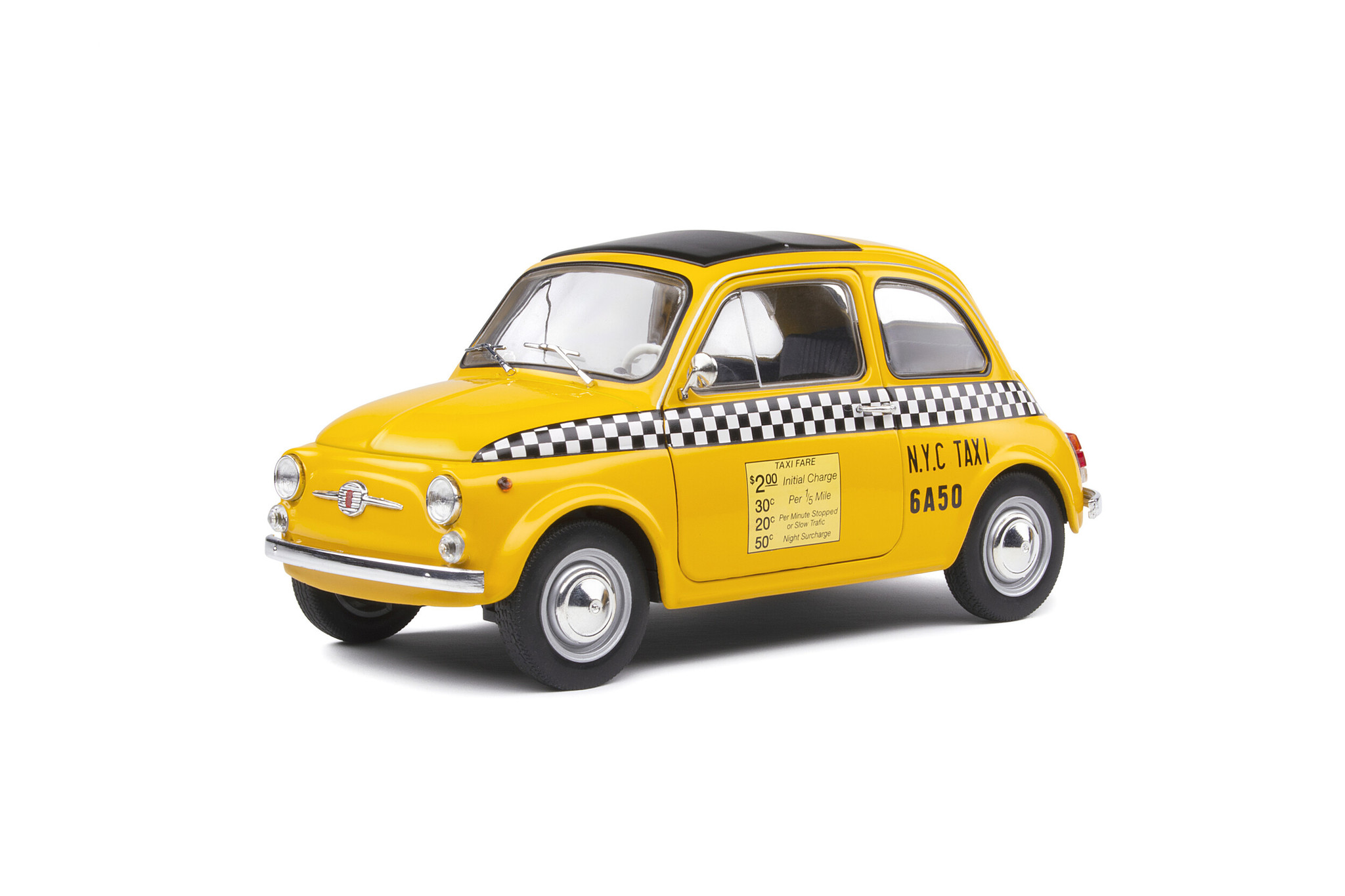 1:18 Fiat 500 Taxi New York 1965 Solido