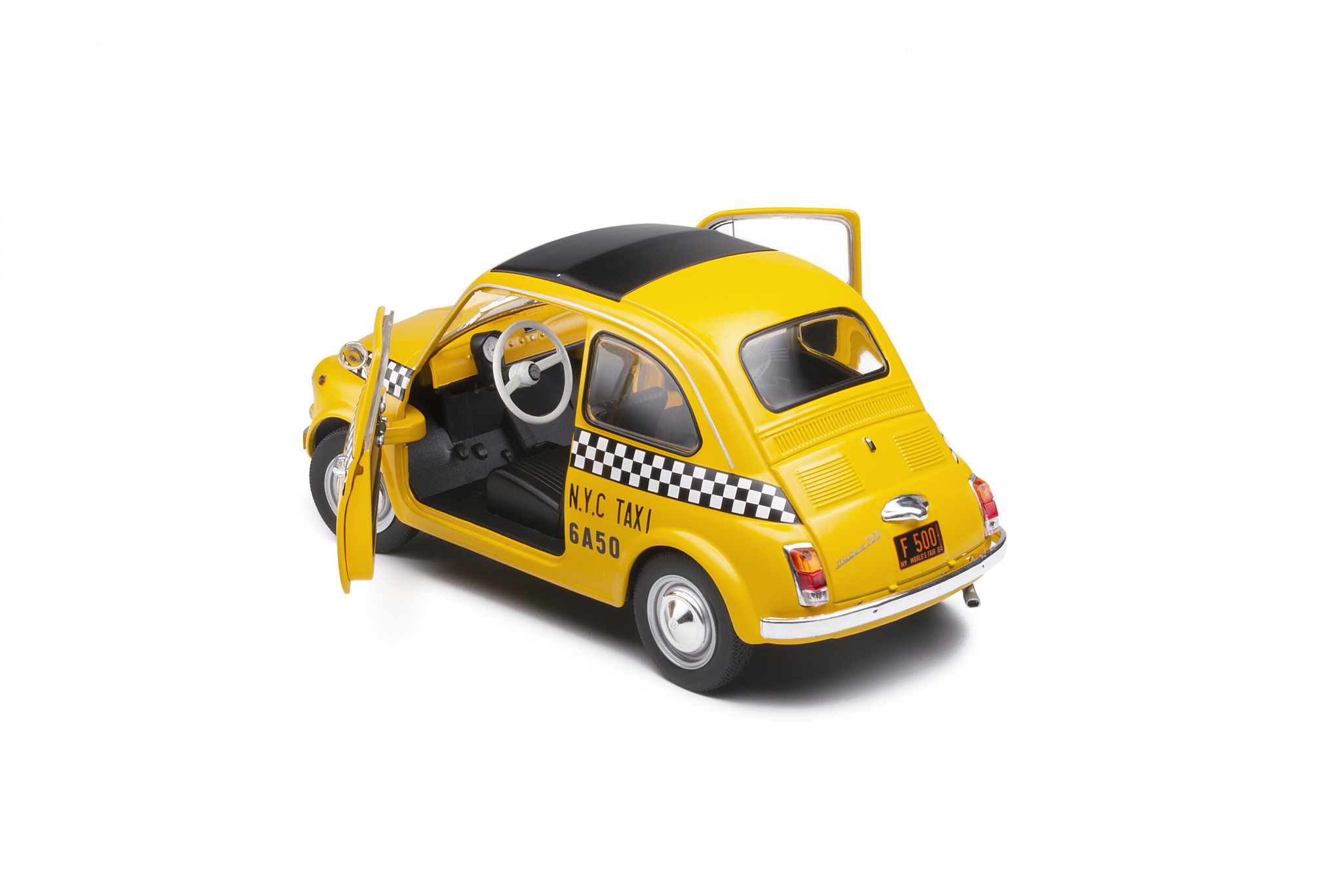 1:18 Fiat 500 Taxi New York 1965 Solido