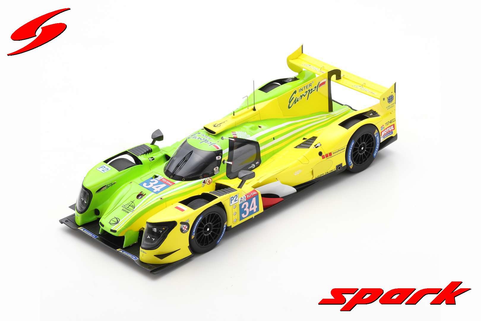 1:18 Ligier JS P217 #34 Inter Europol Competition 24H Le Mans 2020 Spark