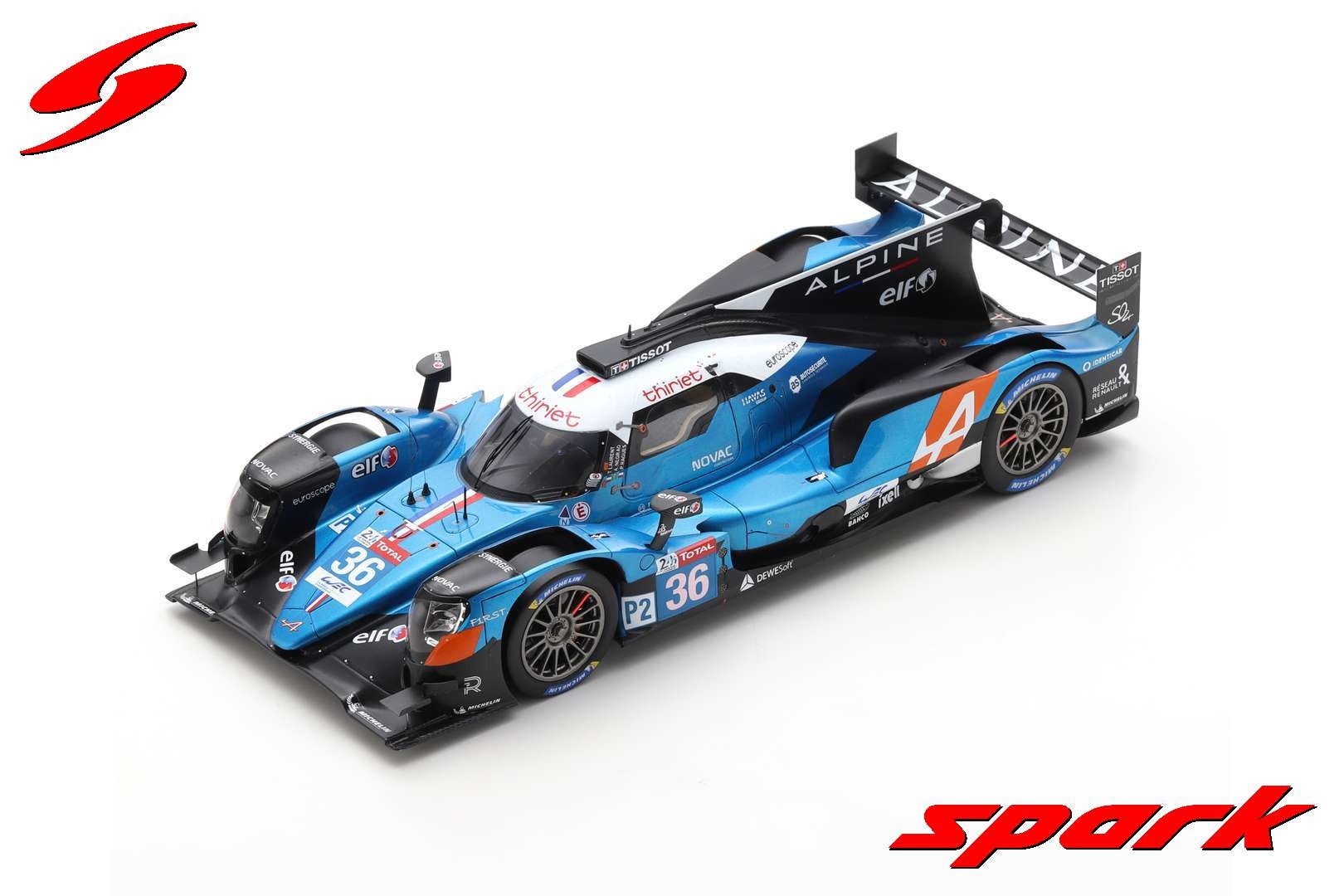 1:18 Alpine A470 - Gibson #36 Signatech Alpine 24H Le Mans 2020 Spark