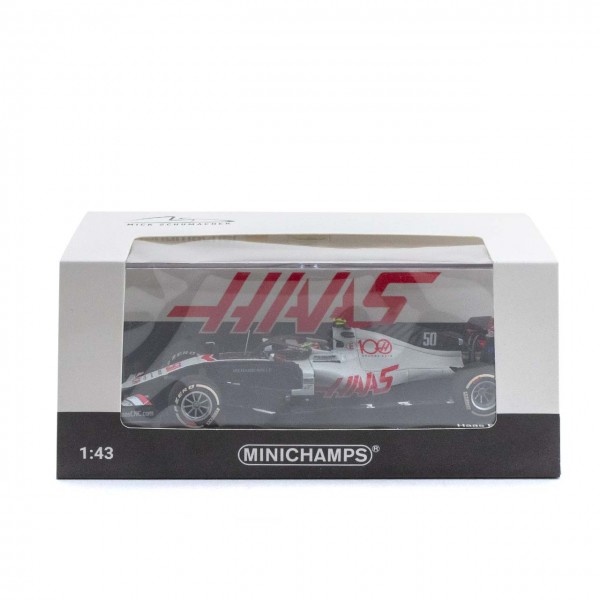 1:43 Haas F1 Team 'Mick Schumacher Test Drive Abu Dhabi 2020' Minichamps
