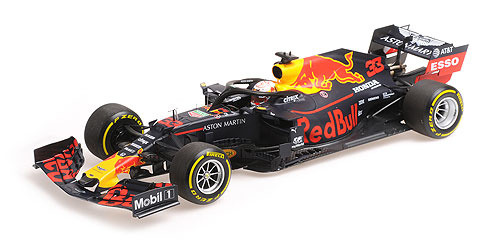 1:18 Aston Martin Red Bull Racing RB15 #33 Max Verstappen Winner Brazilian GP 2019 Minichamps