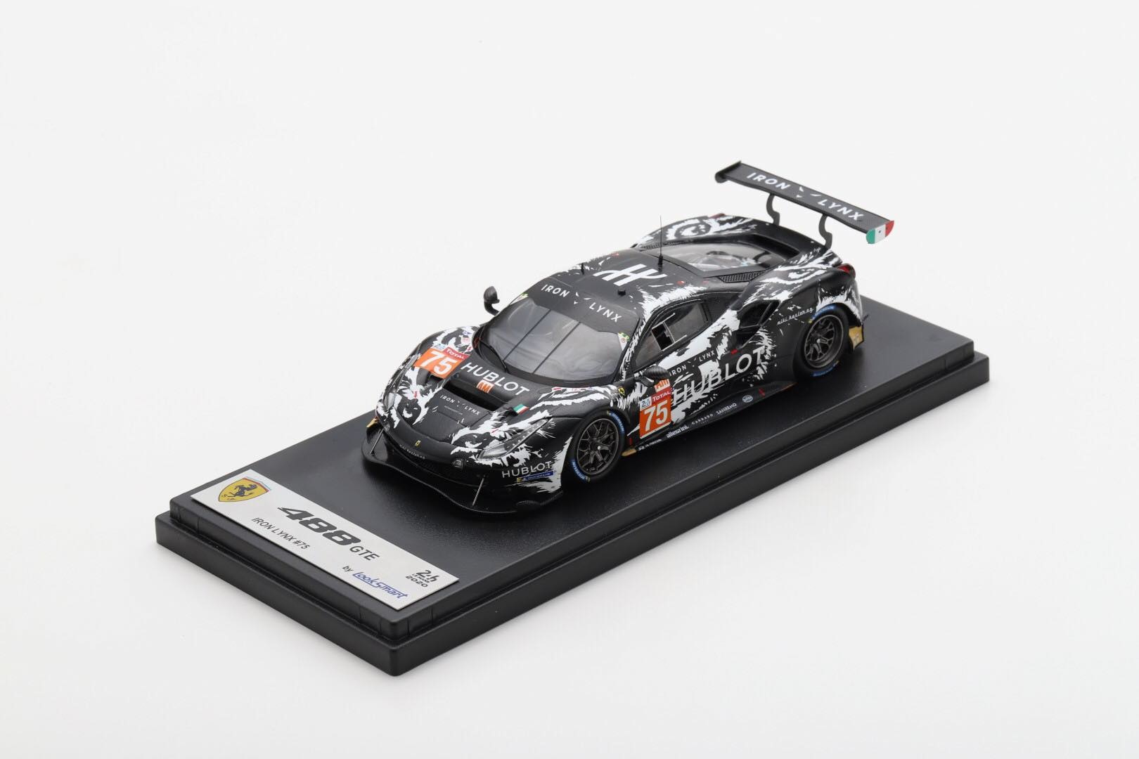 1:43 Ferrari 488 GTE EVO #75 Iron Lynx 24H Le Mans 2020 Looksmart