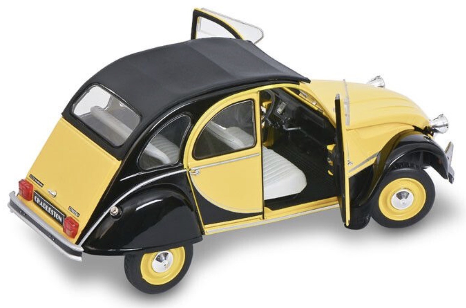 1:18 Citroën 2CV 'Charleston' 1982 Yellow Solido