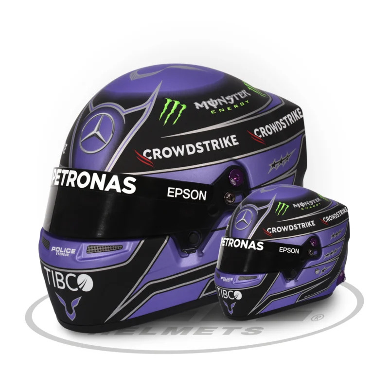 1:2  Helmet Lewis Hamilton 2021 Bell Helmets