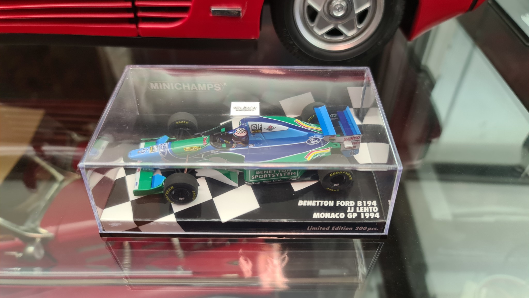 1:43 Benetton Ford B194 J.J. Lehto Monaco GP 1994 Minichamps