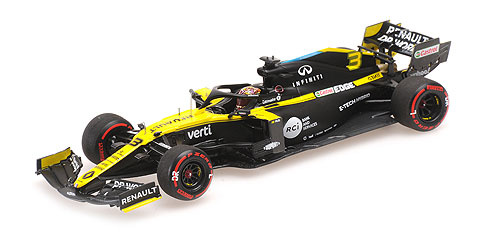 1:43 Renault F1 Team RS20 #3 Daniel Ricciardo 3rd place 'Eifel GP 2020' Minichamps