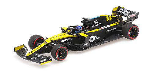 1:43 Renault F1 Team RS20 #14 Fernando Alonso 'Barcelona Test 2020' Minichamps