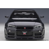 1:18 Nissan Skyline GT-R (R34) V-Spec II Pearl Black Autoart