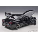 1:18 Nissan Skyline GT-R (R34) V-Spec II Pearl Black Autoart