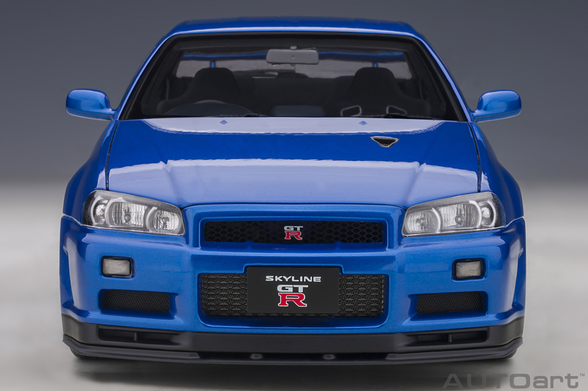 1:18 Nissan Skyline GT-R (R34) V-Spec II Bayside Blue Autoart