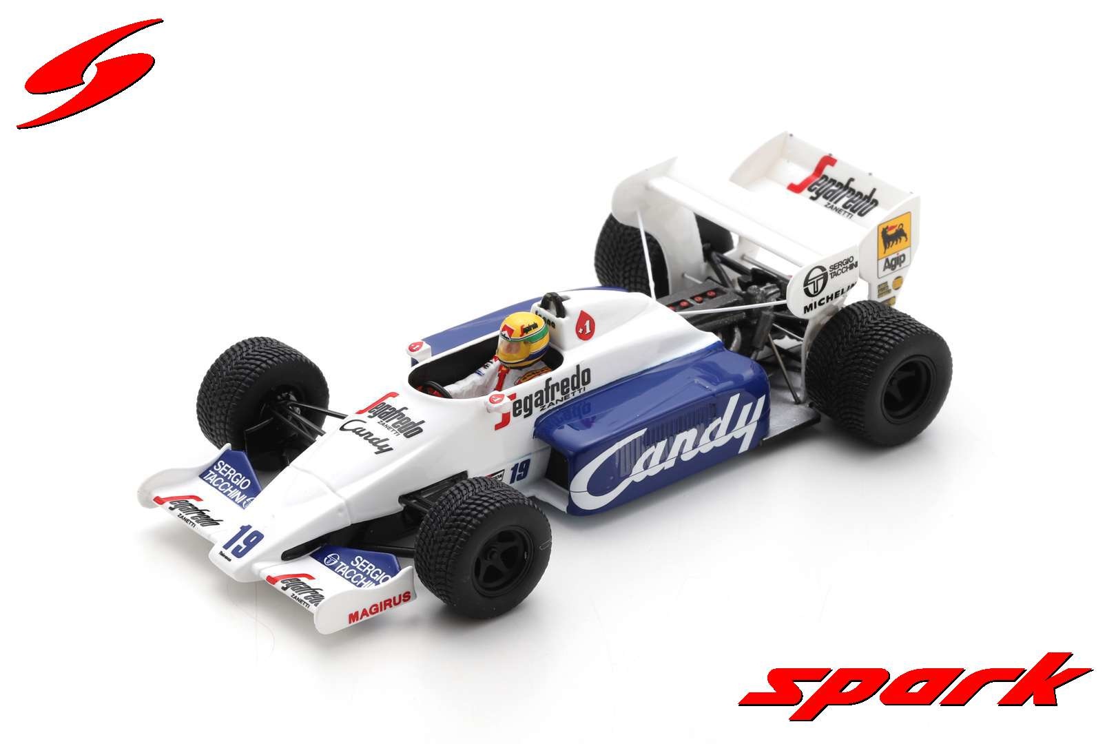 1:43 Toleman TG184 #19 Ayrton Senna Monaco 1984 Spark