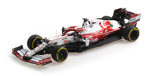 1:43 Alfa Romeo Racing Orlen C41 #88 Robert Kubica Barcelona Shakedown 2021 Minichamps