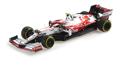 1:43 Alfa Romeo Racing Orlen C41 #99 Antonio Giovinazzi Bahrain 2021 Minichamps