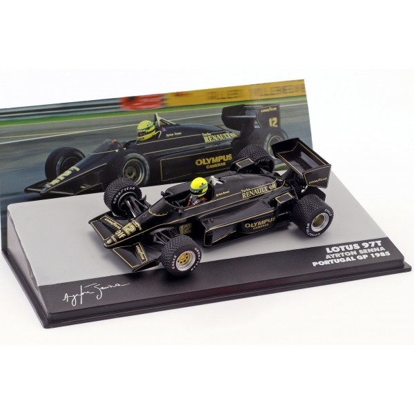 1:43 Lotus 97T F1 #12 Ayrton Senna 'Winner GP Portugal 1985' Atlas
