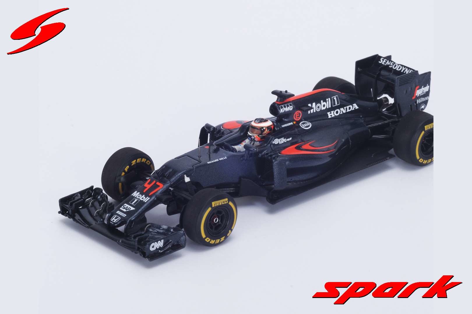 1:43 McLaren MP4-31 #2 Stoffel Vandoorne '10th Bahrein GP 2016' Spark