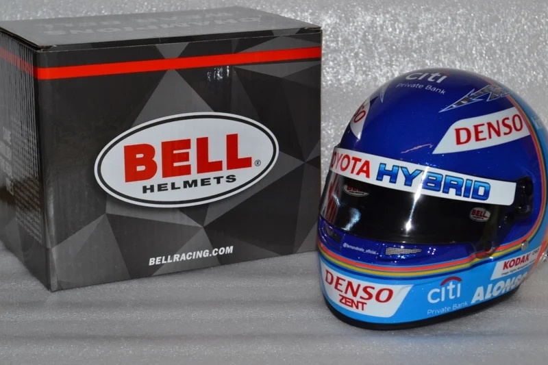 1:2 Helm Fernando Alonso 'WEC 2018' Bell Helmets