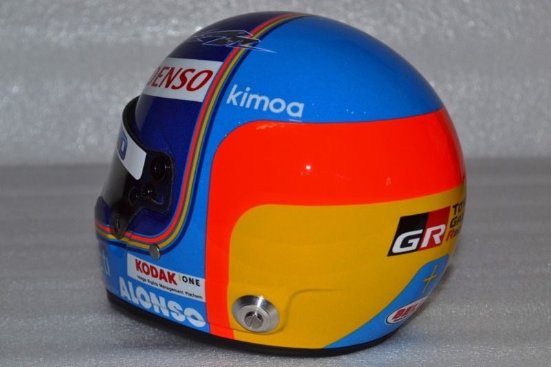1:2 Helm Fernando Alonso 'WEC 2018' Bell Helmets