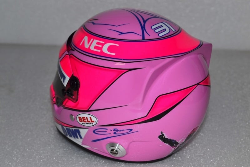 1:2 Helmet Esteban Ocon Season 2018 Bell Helmets