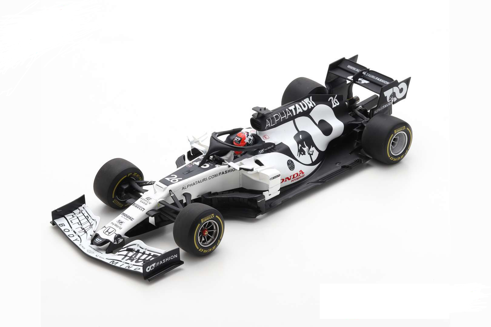 1:18 AlphaTauri AT01 #26 Daniil Kvyat F1 Team Italian GP 2020 Spark