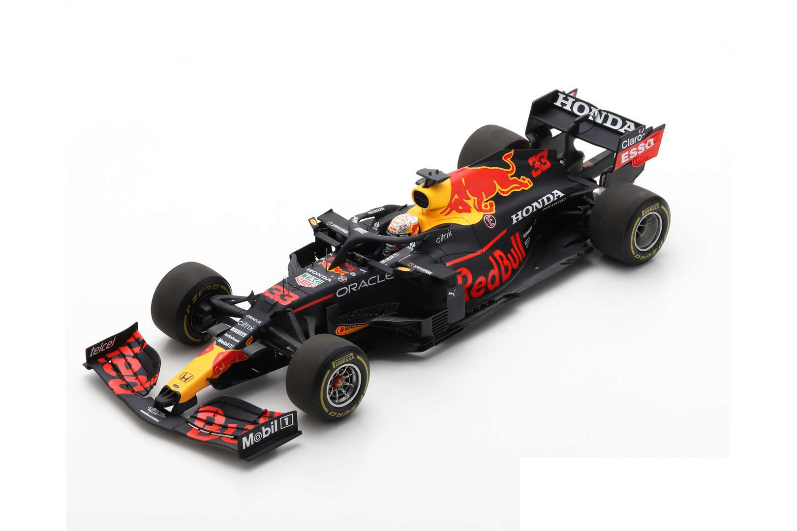 1:18 Red Bull Racing Honda RB16B #33 Max Verstappen Winner Emilia Romagna GP 2021 Spark