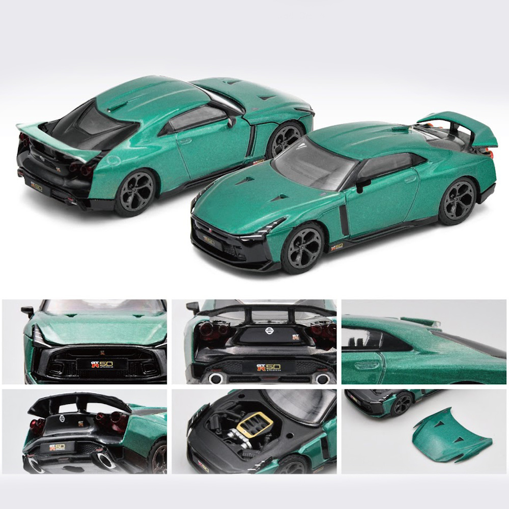 1:64 Nissan GT-R50 By Italdesign - Dark Green Era