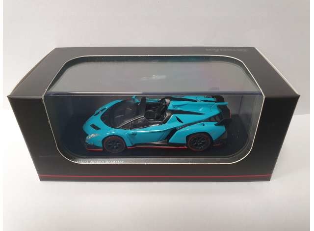 1:64 Lamborghini Veneno Roadster 'Blue' Kyosho