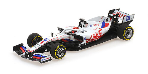 1:43 Uralkali Haas F1 Team VF-21 #9 Mazepin Bahrain GP 2021 Minichamps