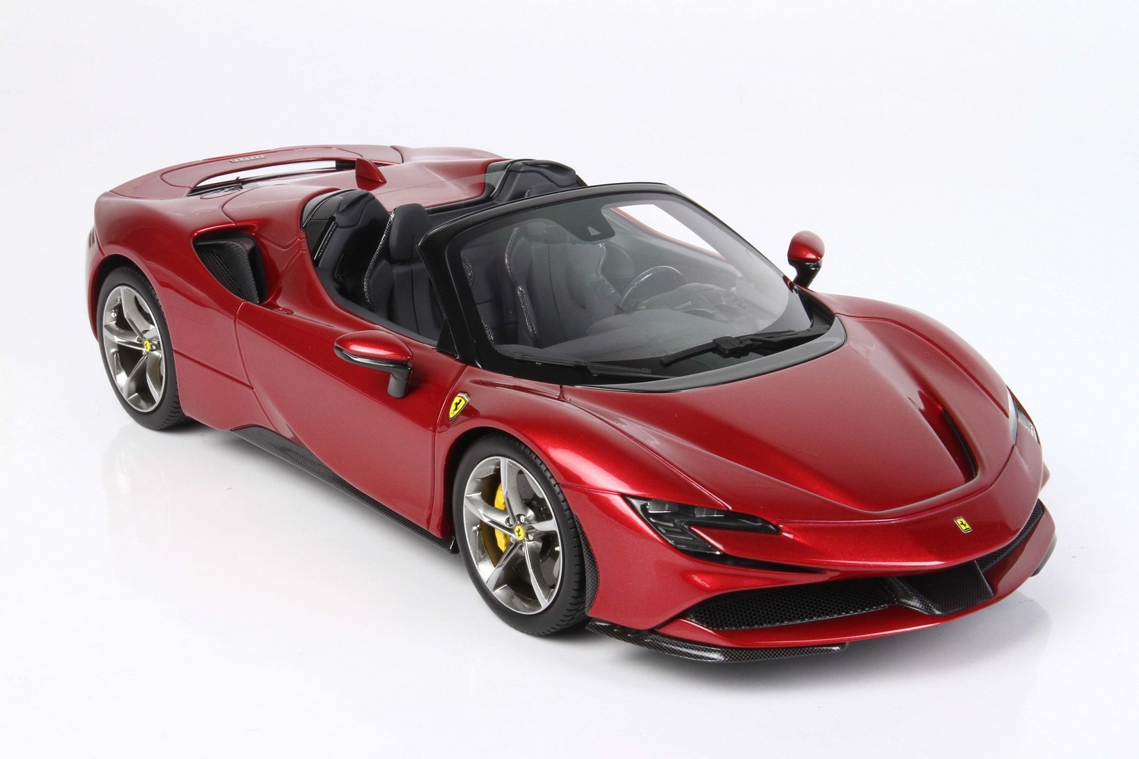 1:18 Ferrari SF90 Stradale Spider 'Rosso Fiorano Metallic' BBR