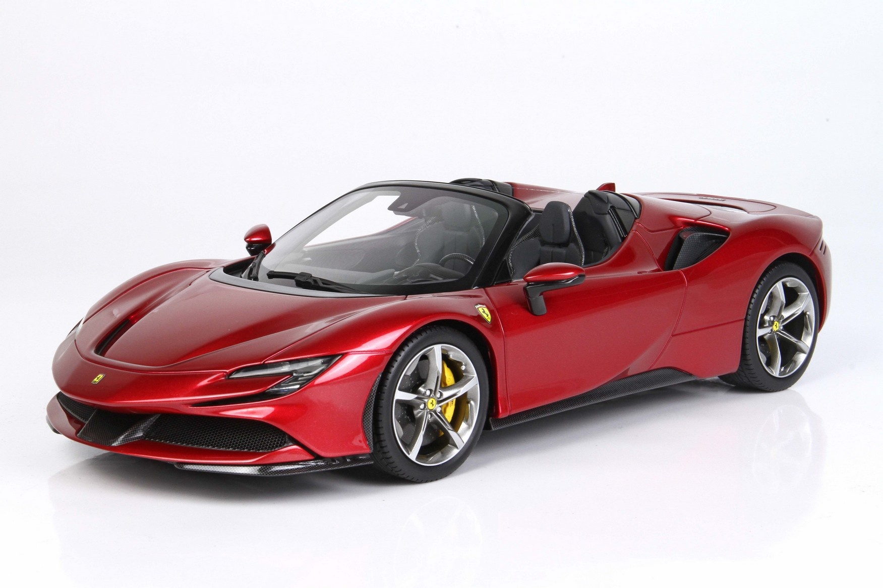 1:18 Ferrari SF90 Stradale Spider 'Rosso Fiorano Metallic' BBR